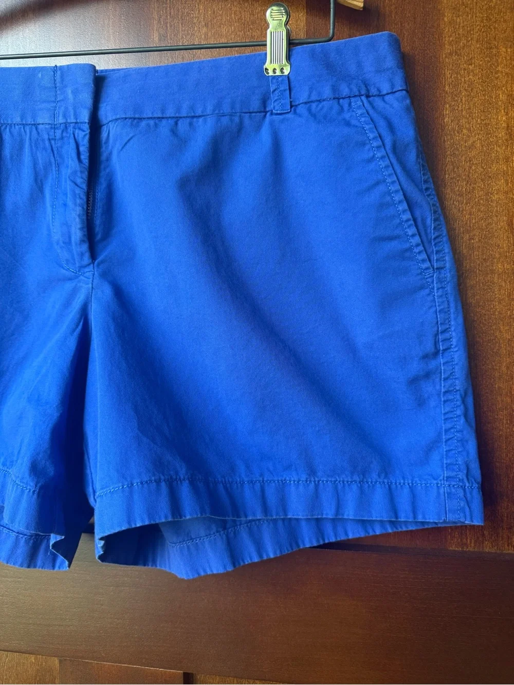 Women’s J. Crew Blue 4.5 Inch Cotton Shorts Size 14